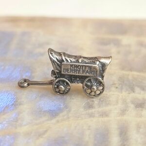 Knotts Berry Farm Sterling Silver Covered Wagon Charm